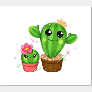 Cactus Cute Posters and Art